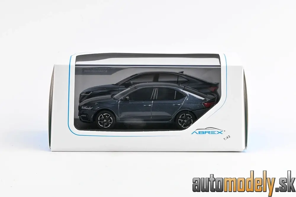  Abrex - Škoda Octavia IV RS (2020) - Šedá Anthracite Metalíza - 1:43