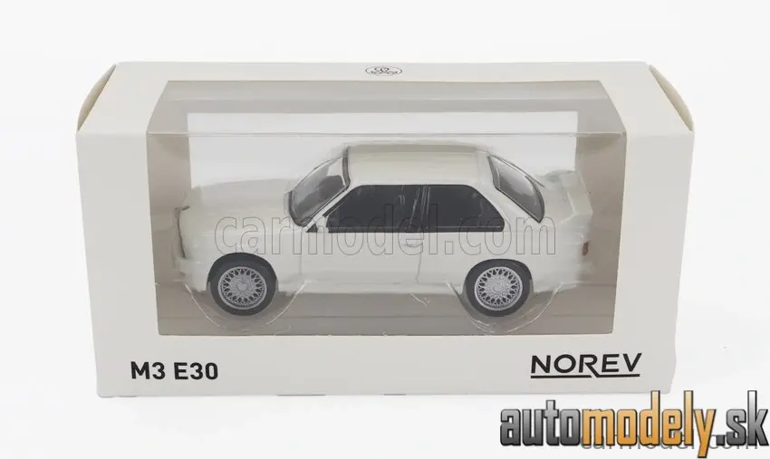 Norev - BMW 3-SERIES M3 (E30) 1986 WHITE - 1:43