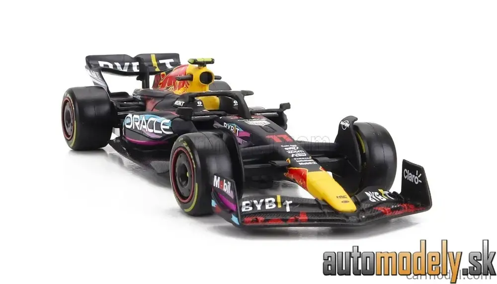 BURAGO - RED BULL F1 RB19 TEAM ORACLE RED BULL RACING N 11 2nd MIAMI GP 2023 SERGIO PEREZ MATT BLUE - 1:43