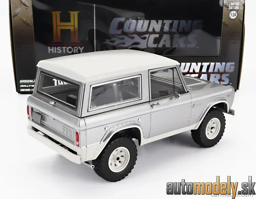 GreenLight - FORD BRONCO 1967 COUNTING CARS SILVER - 1:24