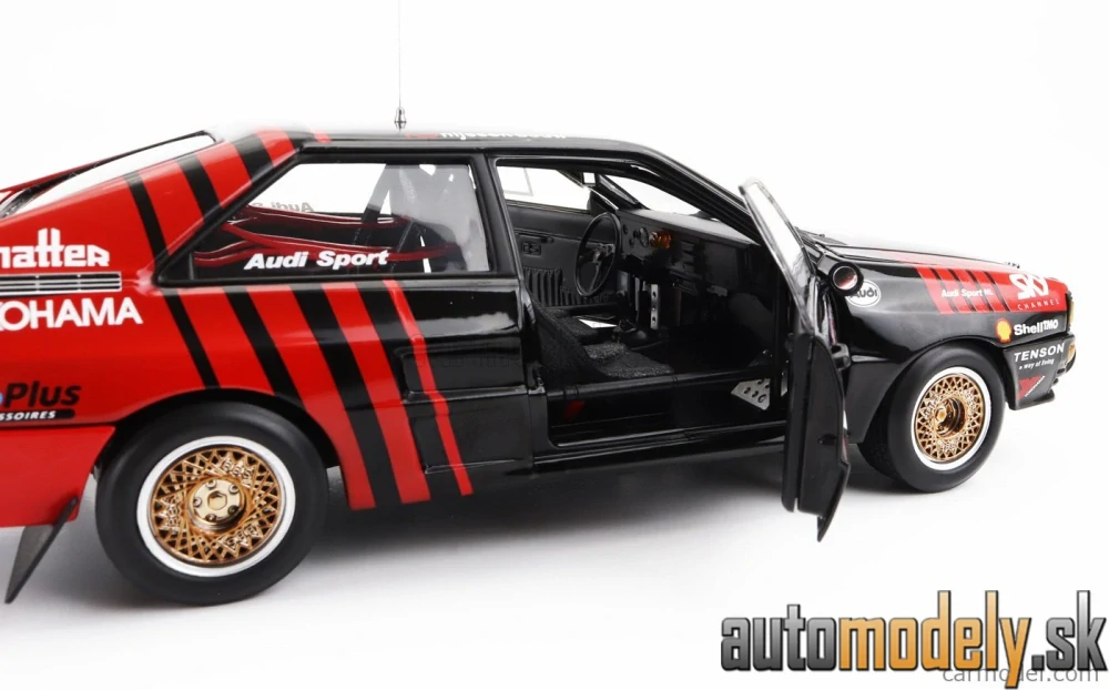 SUN-STAR - AUDI - QUATTRO A2 N 5 4th RALLY CIRCUIT DES ARDENNES 1986 JOHN BOSCH - STEVE BOND - 1:18