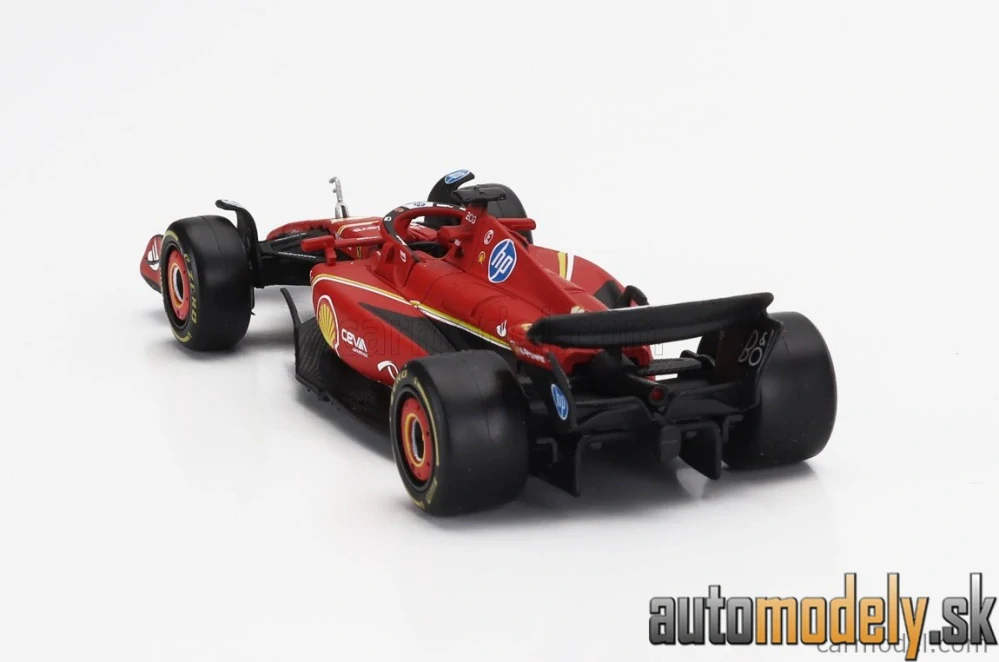 Bburago - FERRARI F1 SF-24 TEAM SCUDERIA FERRARI N 16 4th EMILIA ROMAGNA IMOLA GP 2024 CHARLES LECLERC - 1:43