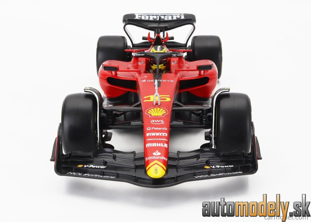 Bburago - FERRARI F1 SF-23 TEAM SCUDERIA FERRARI N 16 4th MONZA ITALY GP 2023 CHARLES LECLERC - 1:18