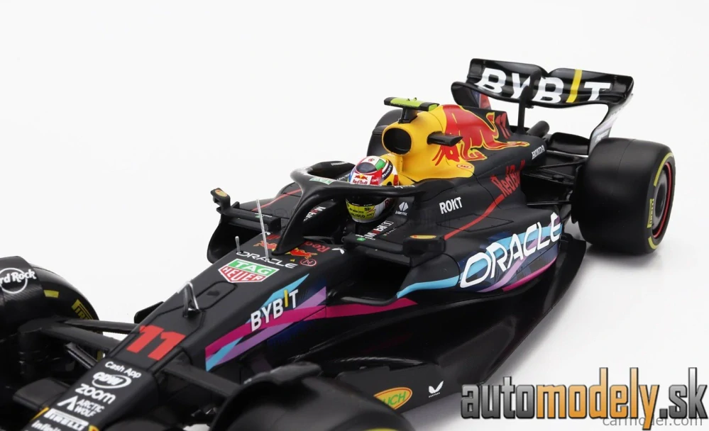 Bburago - RED BULL - F1 RB19 TEAM ORACLE RED BULL RACING N 11 2nd MIAMI GP 2023 SERGIO PEREZ - 1:18