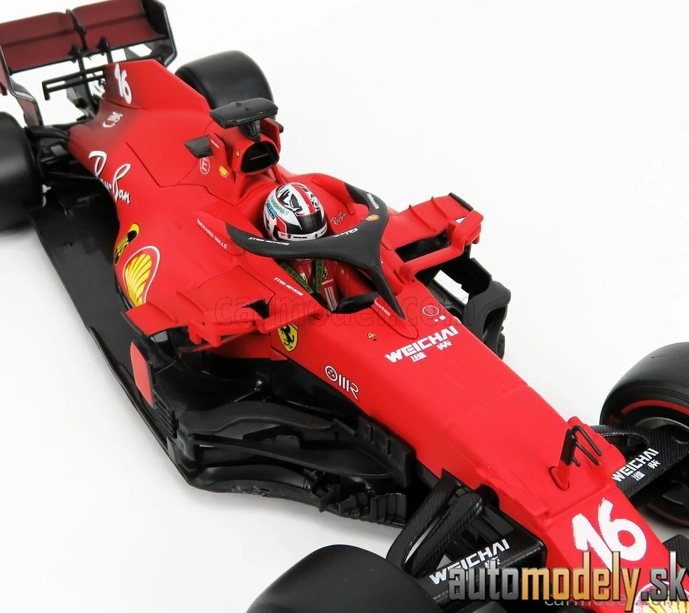 BURAGO - FERRARI - F1 SF21 TEAM SCUDERIA FERRARI MISSION WINNOW N 16 SEASON 2021 CHARLES LECLERC - 1:18