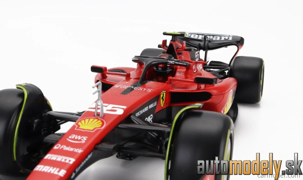 BURAGO - FERRARI - F1 SF-23 TEAM SCUDERIA FERRARI N 55 SEASON 2023 CARLOS SAINZ - 1:18