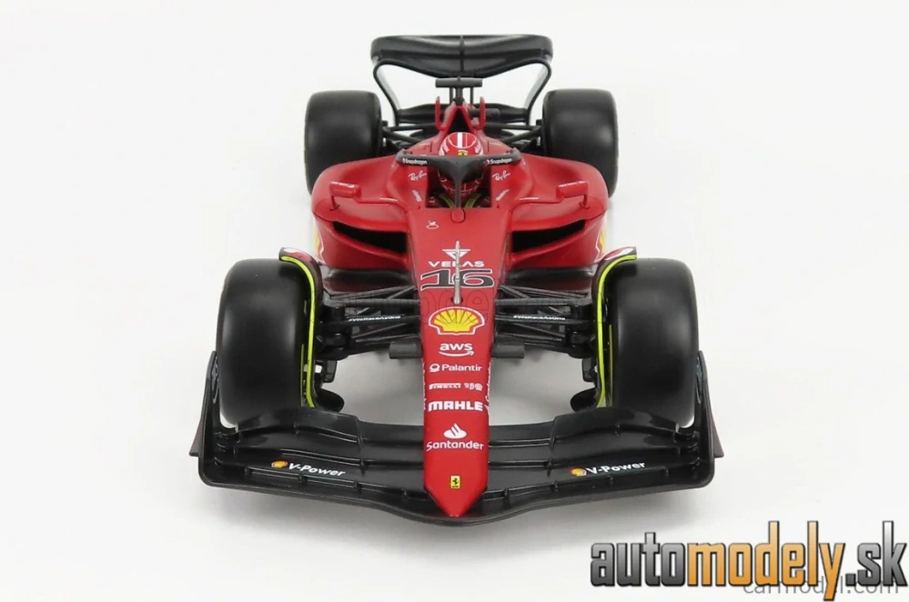 BURAGO - FERRARI - F1-75 SCUDERIA FERRARI N 16 SEASON 2022 CHARLES LECLERC - 1:18