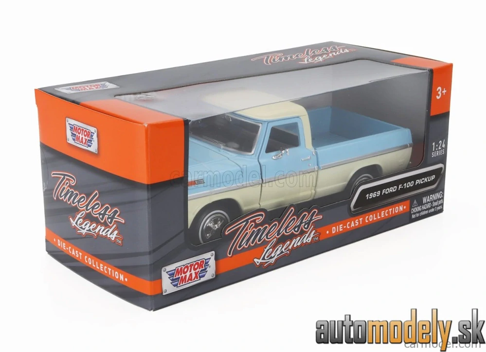 MOTOR-MAX - FORD USA - F-100 PICK-UP 1969 - 1:24