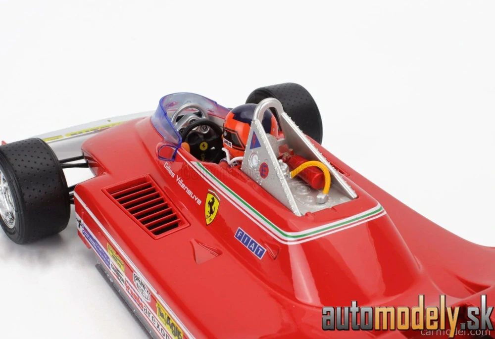 Bburago - FERRARI F1 312T4 N 12 WINNER SOUTH AFRICA GP KYALAMI (WITH PILOT) 1979 GILLES VILLENEUVE - 1:18