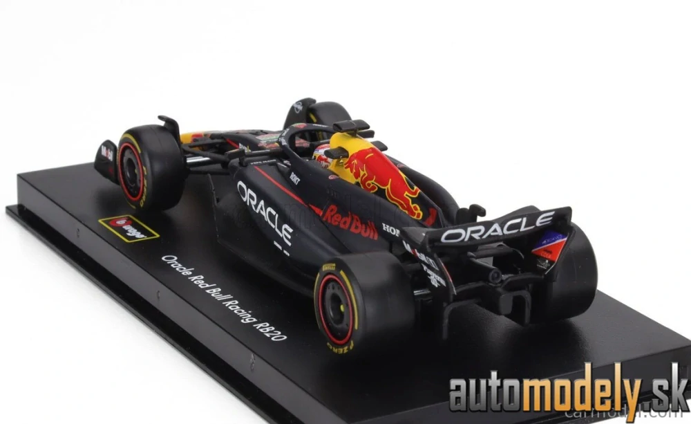 BURAGO - RED BULL - F1 RB20 TEAM ORACLE RED BULL RACING N 1 WORLD CHAMPION SEASON 2024 MAX VERSTAPPEN - 1:43