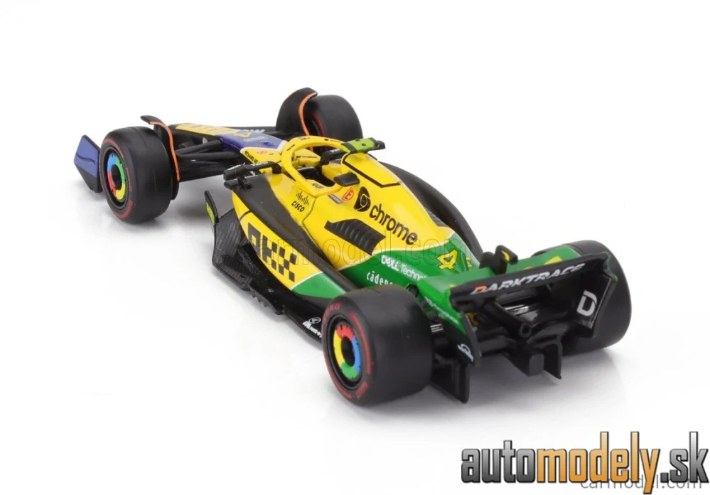 BURAGO - McLAREN - F1 MCL38 TEAM MCLAREN N 4 4th MONACO GP (SENNA 30th ANNIVERSARY) 2024 LANDO NORRIS - 1:43