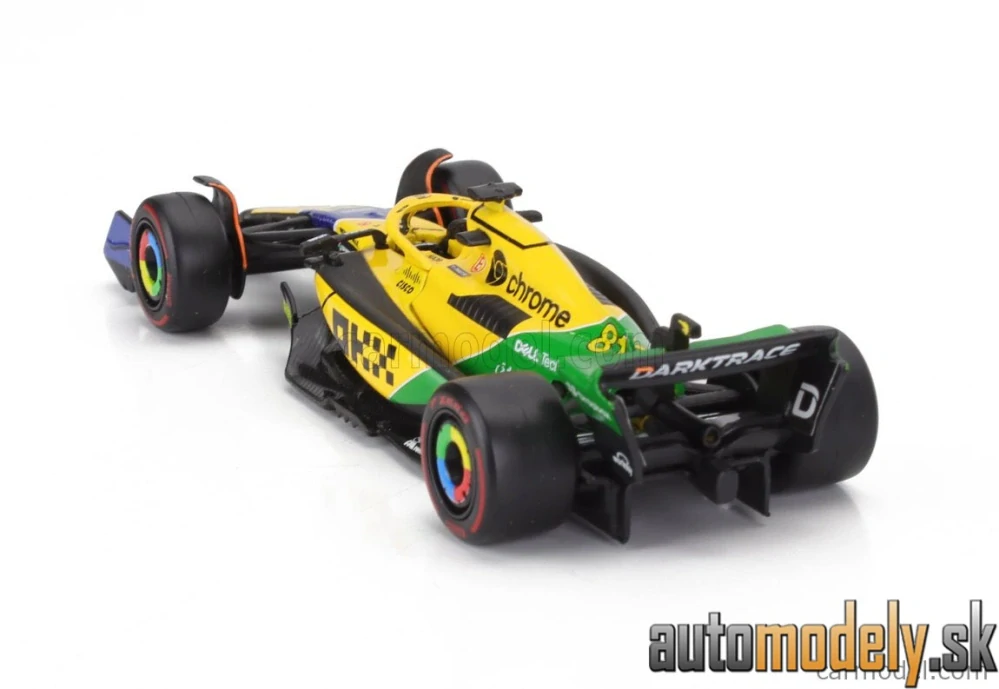 BURAGO - McLAREN - F1 MCL38 TEAM MCLAREN N 81 2nd MONACO GP (SENNA 30th ANNIVERSARY) 2024 OSCAR PIASTRI - 1:43