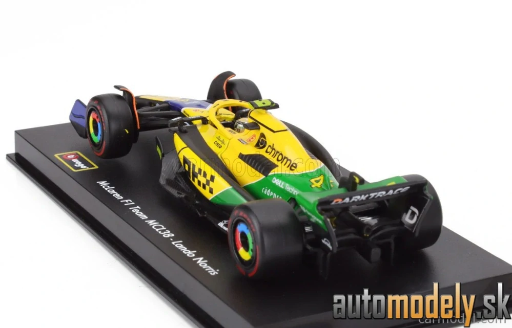 BURAGO - McLAREN - F1 MCL38 TEAM MCLAREN N 4 4th MONACO GP (SENNA 30th ANNIVERSARY) 2024 LANDO NORRIS - 1:43