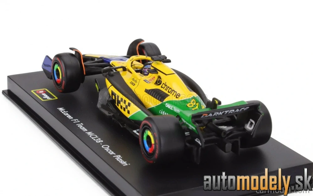 BURAGO - McLAREN - F1 MCL38 TEAM MCLAREN N 81 2nd MONACO GP (SENNA 30th ANNIVERSARY) 2024 OSCAR PIASTRI - 1:43
