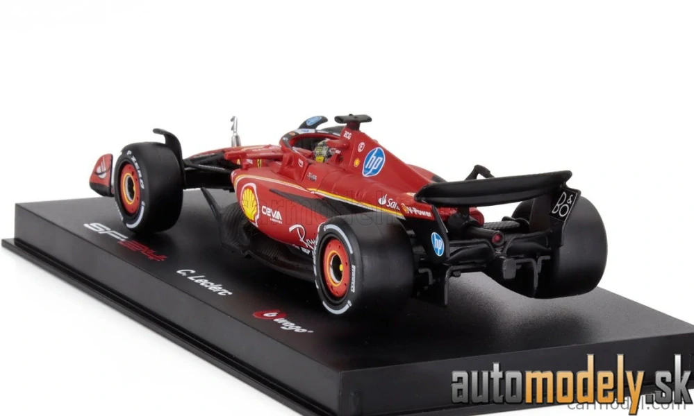 BURAGO - FERRARI - F1 SF-24 TEAM SCUDERIA FERRARI N 16 WINNER ITALY MONZA GP 2024 CHARLES LECLERC - 1:43
