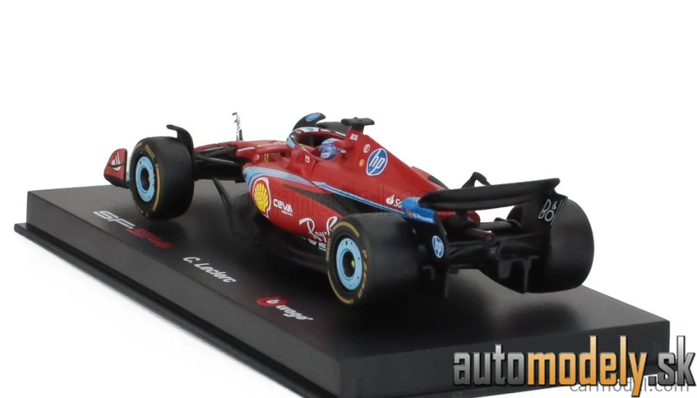 Bburago - FERRARI - F1 SF-24 TEAM SCUDERIA FERRARI N 16 3rd MIAMI GP 2024 CHARLES LECLERC - 1:43
