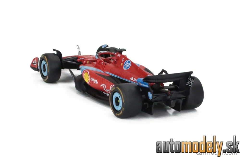 Bburago - FERRARI - F1 SF-24 TEAM SCUDERIA FERRARI N 16 3rd MIAMI GP 2024 CHARLES LECLERC - 1:43