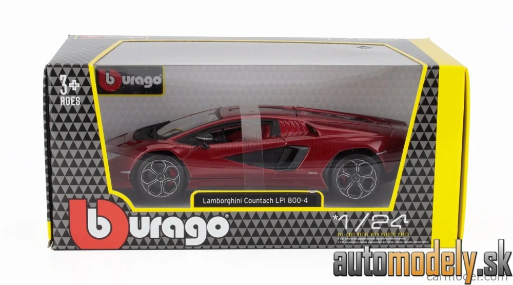 Bburago - LAMBORGHINI COUNTACH LP 800-4 2021 - 1:24