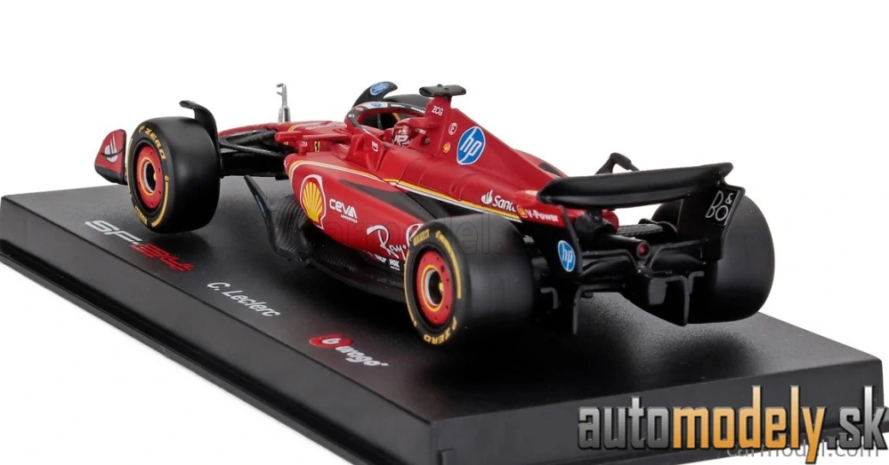 BURAGO - FERRARI - F1 SF-24 TEAM SCUDERIA FERRARI N 16 WINNER MONACO GP 2024 CHARLES LECLERC - 1:43