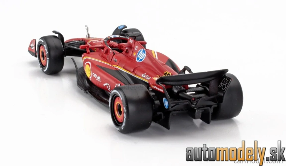 Bburago - FERRARI - F1 SF-24 TEAM SCUDERIA FERRARI N 16 WINNER ITALY MONZA GP 2024 CHARLES LECLERC - 1:43