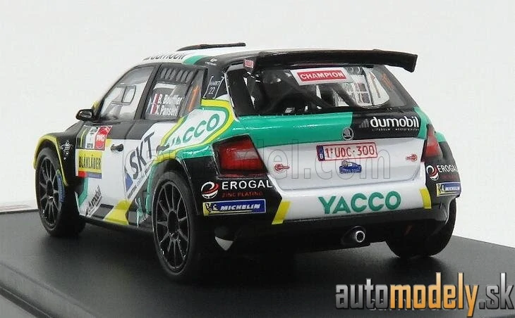 MINIPARTES - ŠKODA FABIA R5 N 1 RALLY YPRES 2018 B.BOUFFIER, X.PANSERI - 1:43