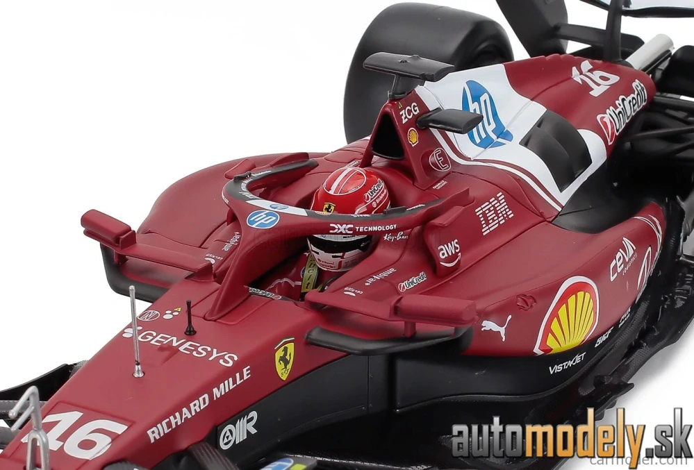 Bburago - FERRARI - F1 SF-25 TEAM SCUDERIA FERRARI N 16 SEASON 2025 CHARLES LECLERC - 1:18