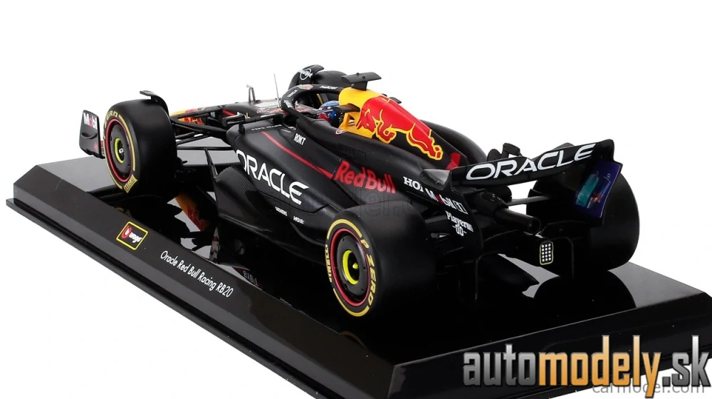 Bburago - RED BULL - F1 RB20 TEAM ORACLE RED BULL RACING N 1 WORLD CHAMPION SEASON 2024 MAX VERSTAPPEN - 1:24