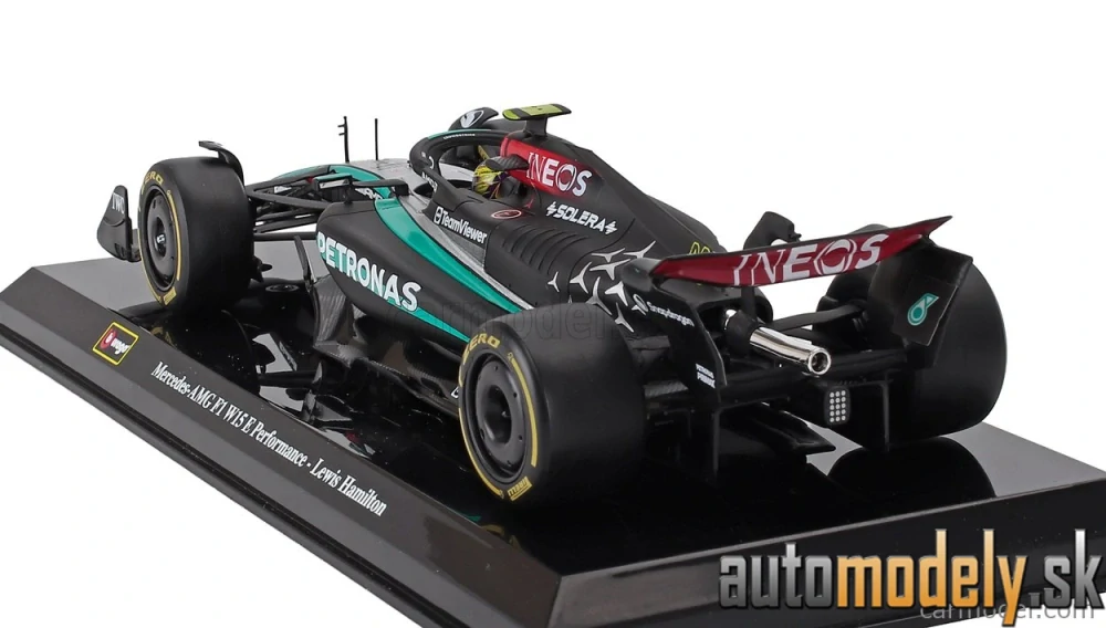 Bburago - MERCEDES GP - F1 W15 EQ PERFORMANCE TEAM AMG PETRONAS MOTORSPORT N 44 SEASON 2024 LEWIS HAMILTON - 1:24