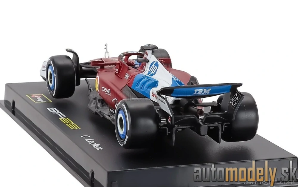 Bburago - FERRARI - F1 SF-25 TEAM SCUDERIA FERRARI HP N 16 MIAMI GP 2025 CHARLES LECLERC - 1:43