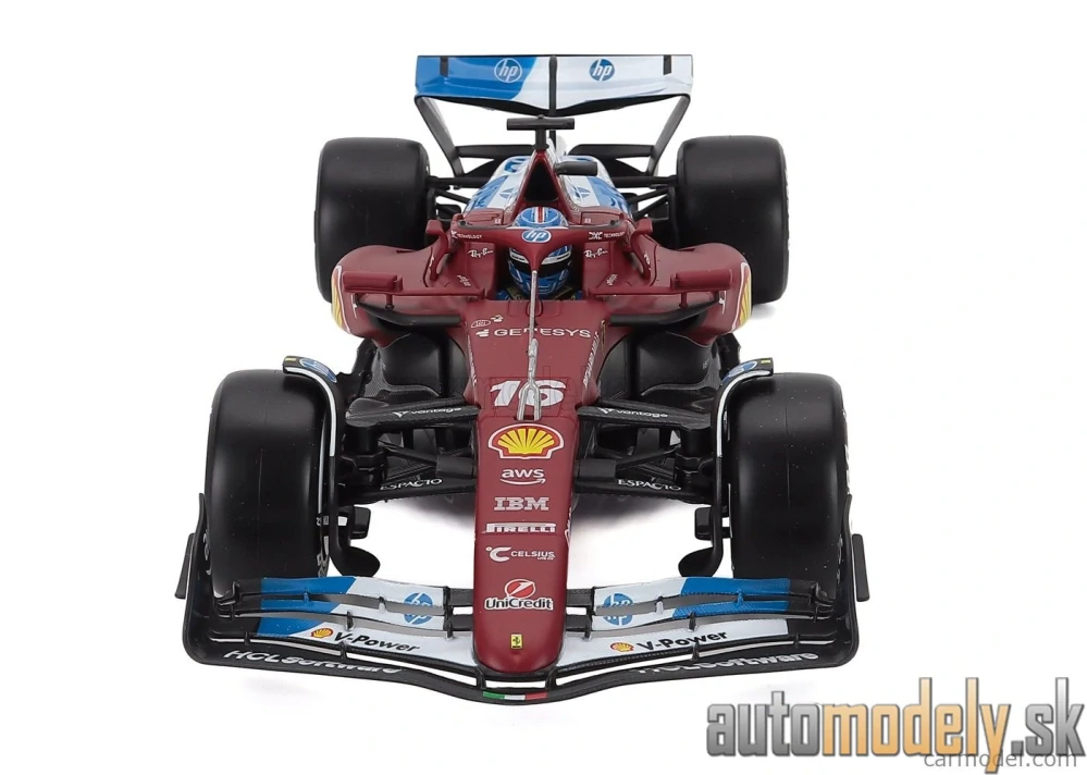 Bburago - F1 SF-25 TEAM SCUDERIA FERRARI N 16 MIAMI GP 2025 CHARLES LECLERC - 1:18