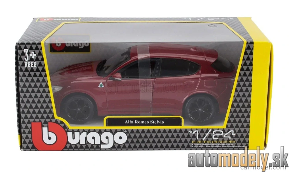 Burago - ALFA ROMEO - STELVIO Q4 QUADRIFOGLIO V6 BITURBO 510hp 2017 - 1:24