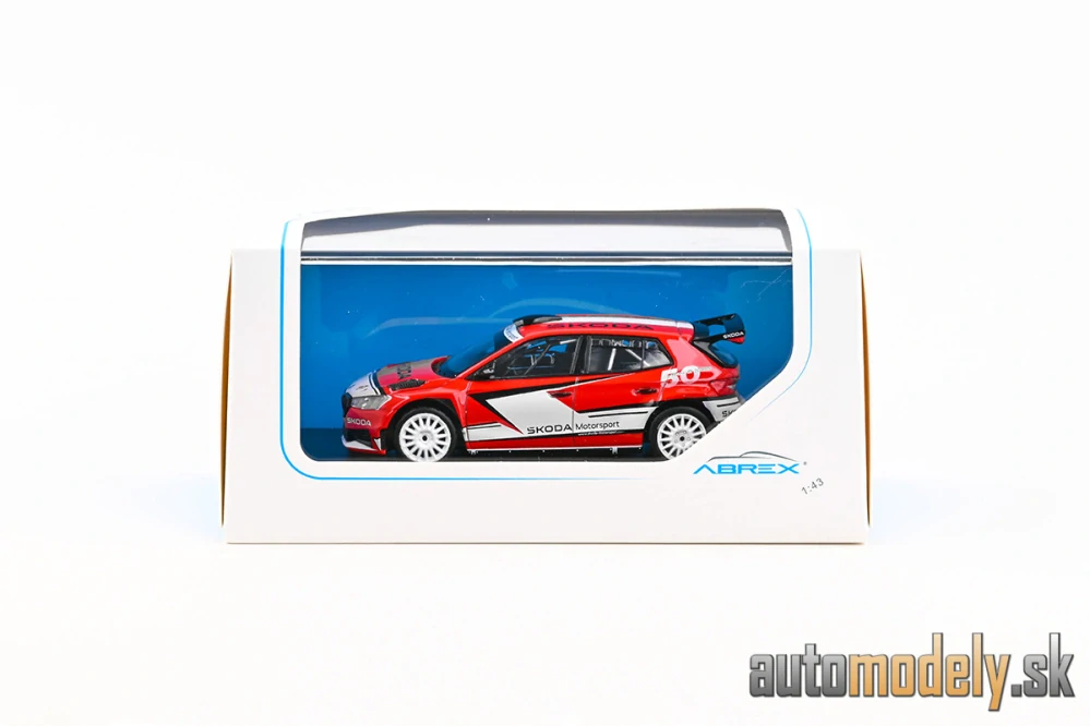 Abrex - Škoda Fabia IV RS Rally2 (2022) 1:43 - Škoda Motorsport Design 2024 200RS