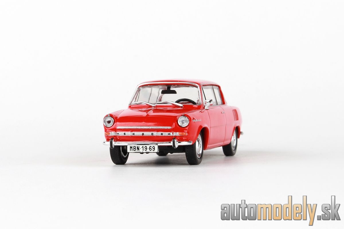 Abrex - Škoda 1100MBX (1969) červená oranžová - 1:43