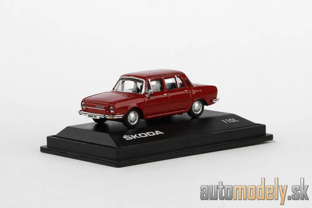 Abrex - Škoda 110L (1973) červená rubínová - 1:72
