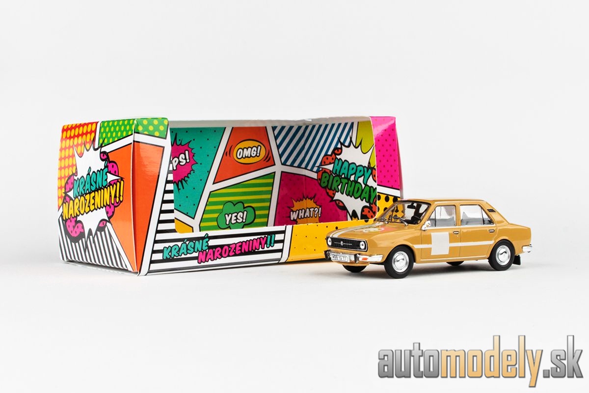 Abrex - Škoda 105L (1977) zlatohnedá Narodeninová úžovka - 1:43