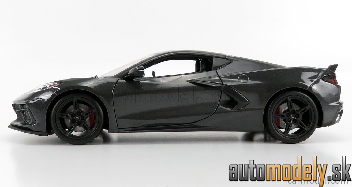 Maisto - CHEVROLET - CORVETTE STINGRAY 2020 - GREY MET - 1:18