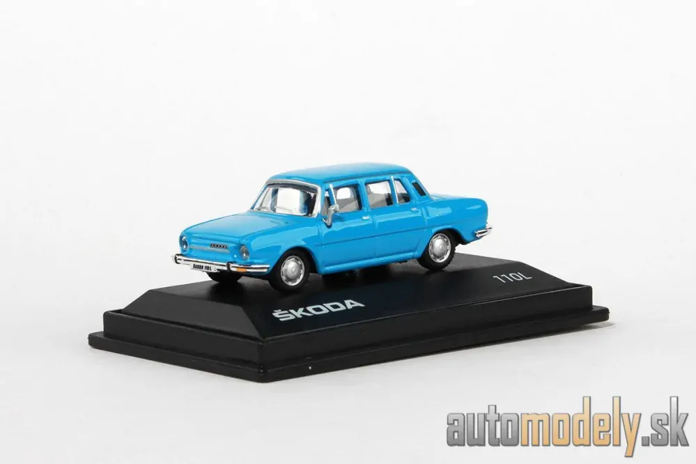 Abrex - Škoda 110L (1973) modrá svetlá - 1:72