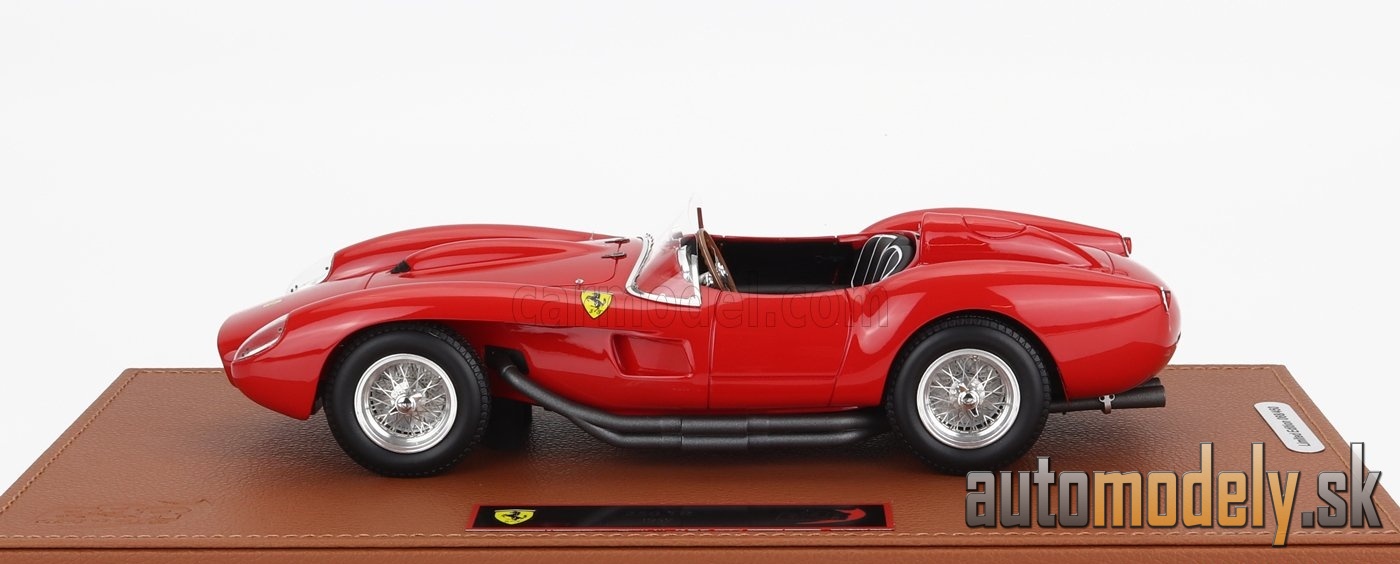 Modèle Réduit Ferrari - 250tr 3.1l V12 Testarossa Pontoon Fender Spider Press Version 1957 Rouge