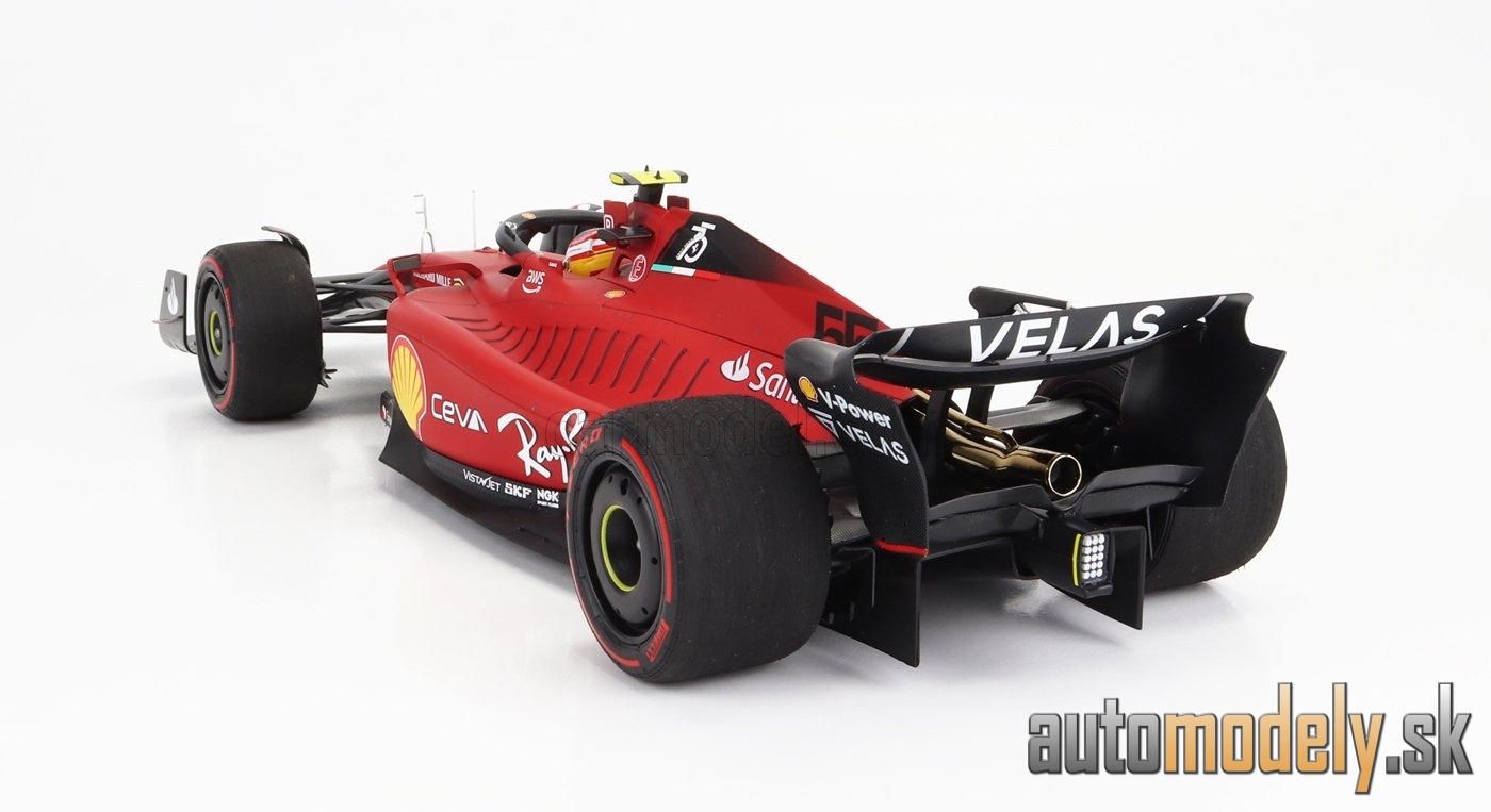 BBR-MODELS - FERRARI - F1-75 TEAM SCUDERIA FERRARI N 55 2nd BAHRAIN GP 2022 CARLOS SAINZ - 1:18