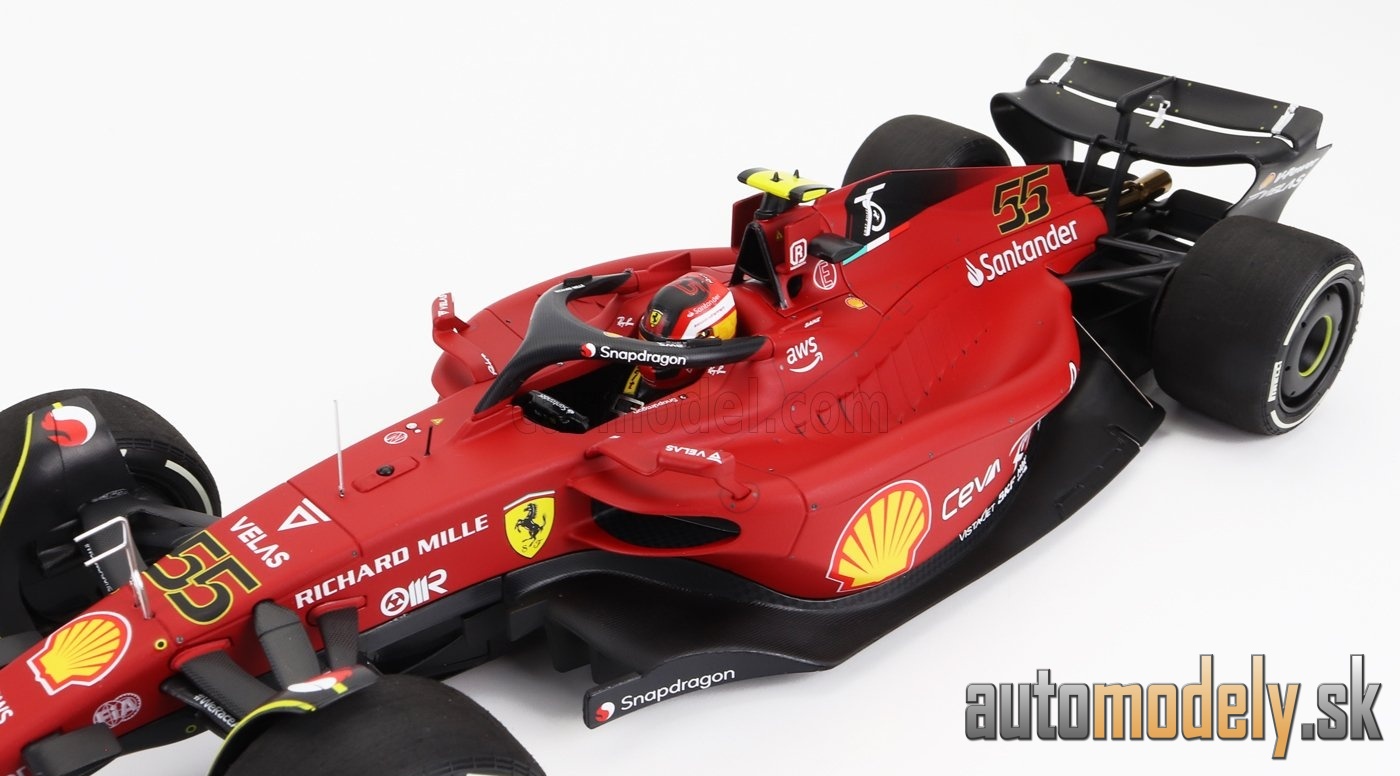 BBR-MODELS - FERRARI - F1-75 TEAM SCUDERIA FERRARI N 55 AUSTRALIAN GP 2022 CARLOS SAINZ - 1:18