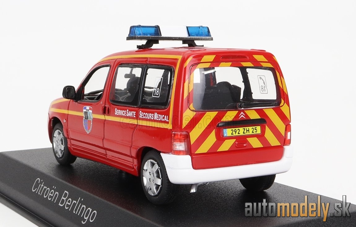 NOREV - CITROEN - BERLINGO POMPIERS SECOURS MEDICAL 2004 - 1:43