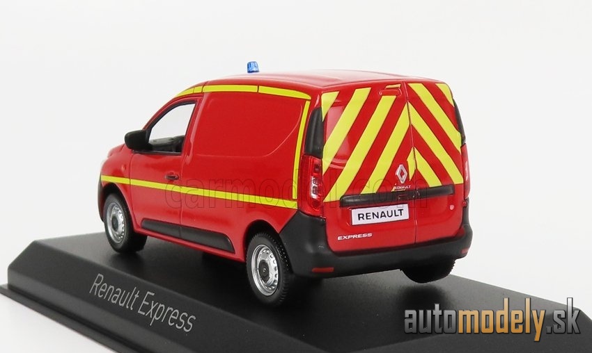 NOREV - RENAULT - EXPRESS VAN SAPEURS POMPIERS 2021 (RED YELLOW) - 1:43
