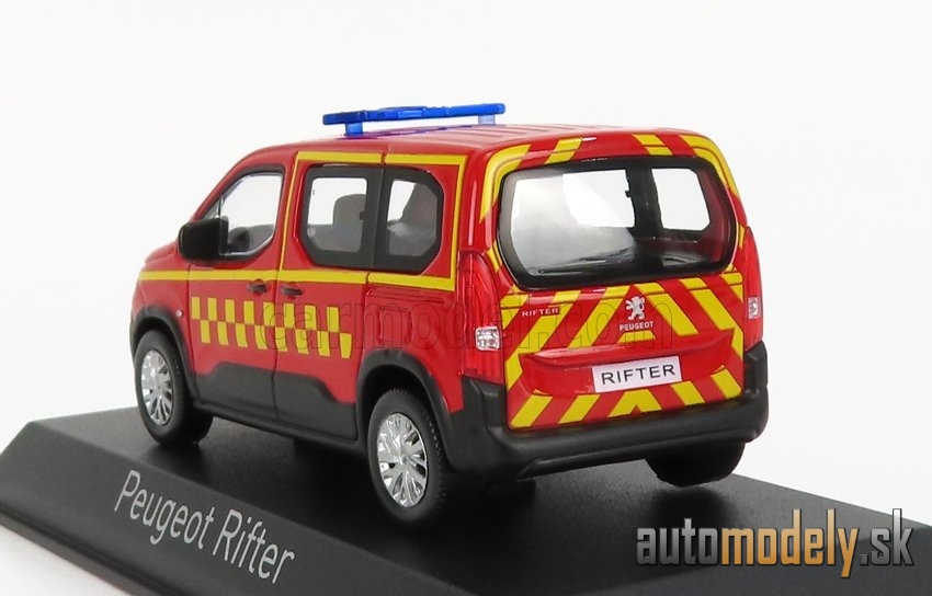 NOREV - PEUGEOT - RIFTERSAPEURS POMPIERS 2019 (RED YELLOW) - 1:43