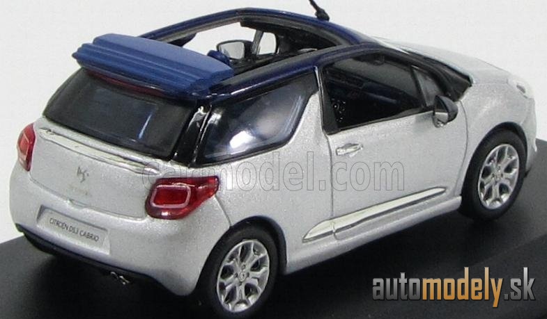 NOREV - CITROEN - CITROEN DS3 CABRIOLET 2013 (ALUMINIUM GREY MET BLUE) - 1:43