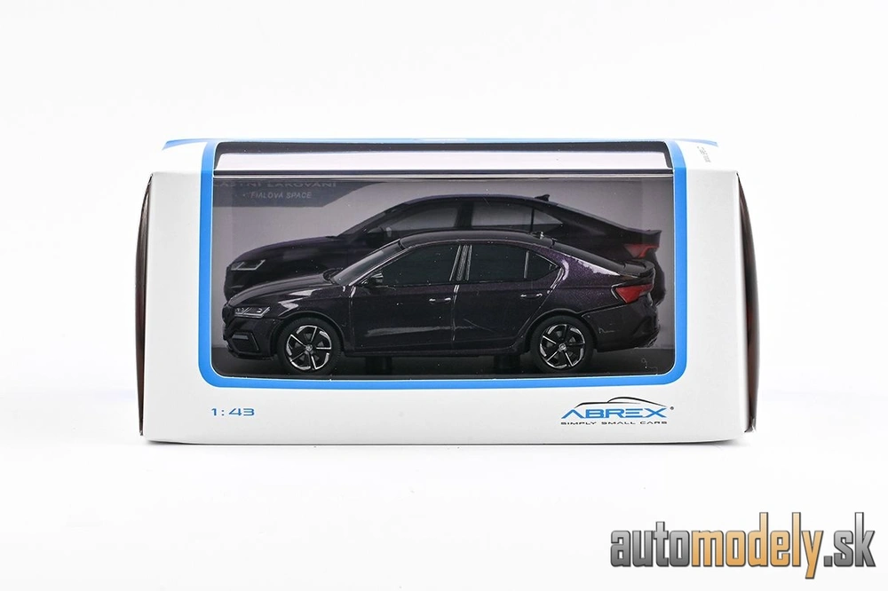 Abrex - Škoda Octavia IV RS (2020) - Fialová Space Metalíza - 1:43