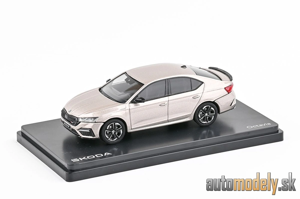  Abrex - Škoda Octavia IV RS (2020) - Béžová Sahara Metalíza - 1:43