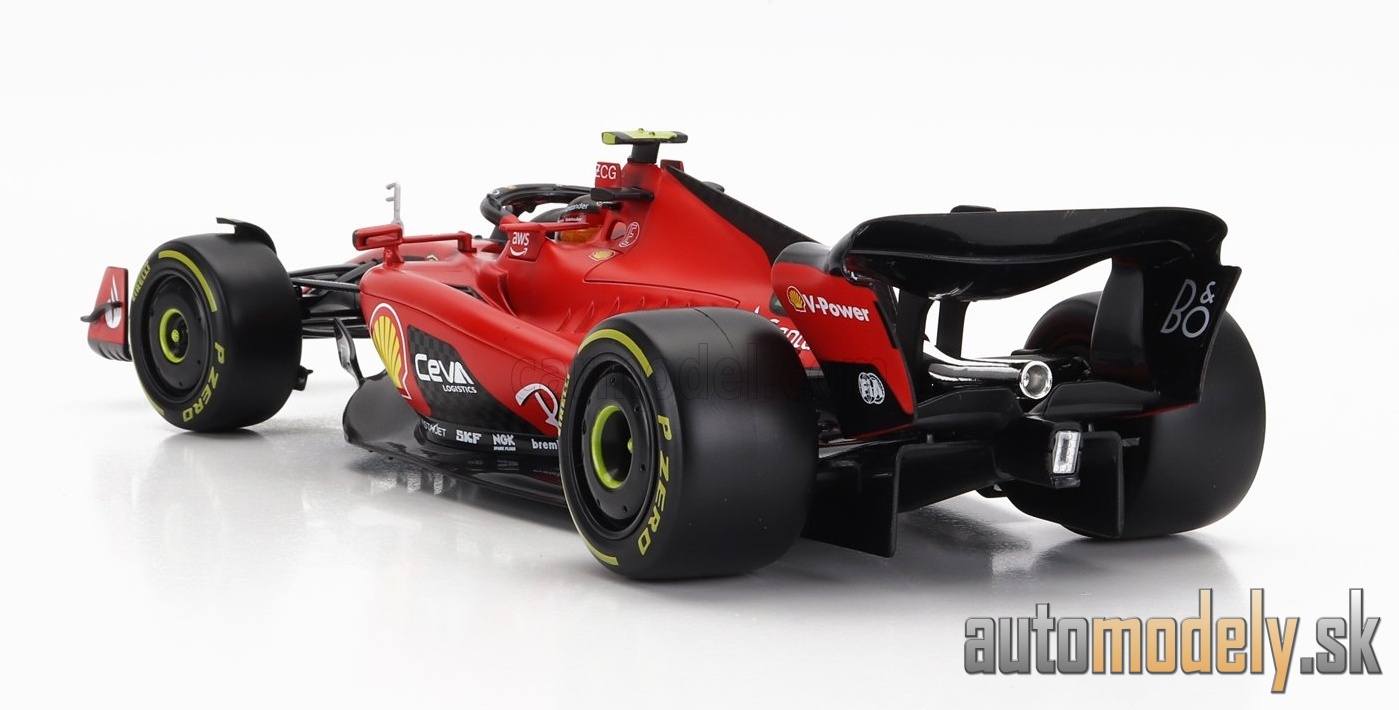 BURAGO - FERRARI - F1 SF-23 TEAM SCUDERIA FERRARI N 55 SEASON 2023 CARLOS SAINZ - 1:18