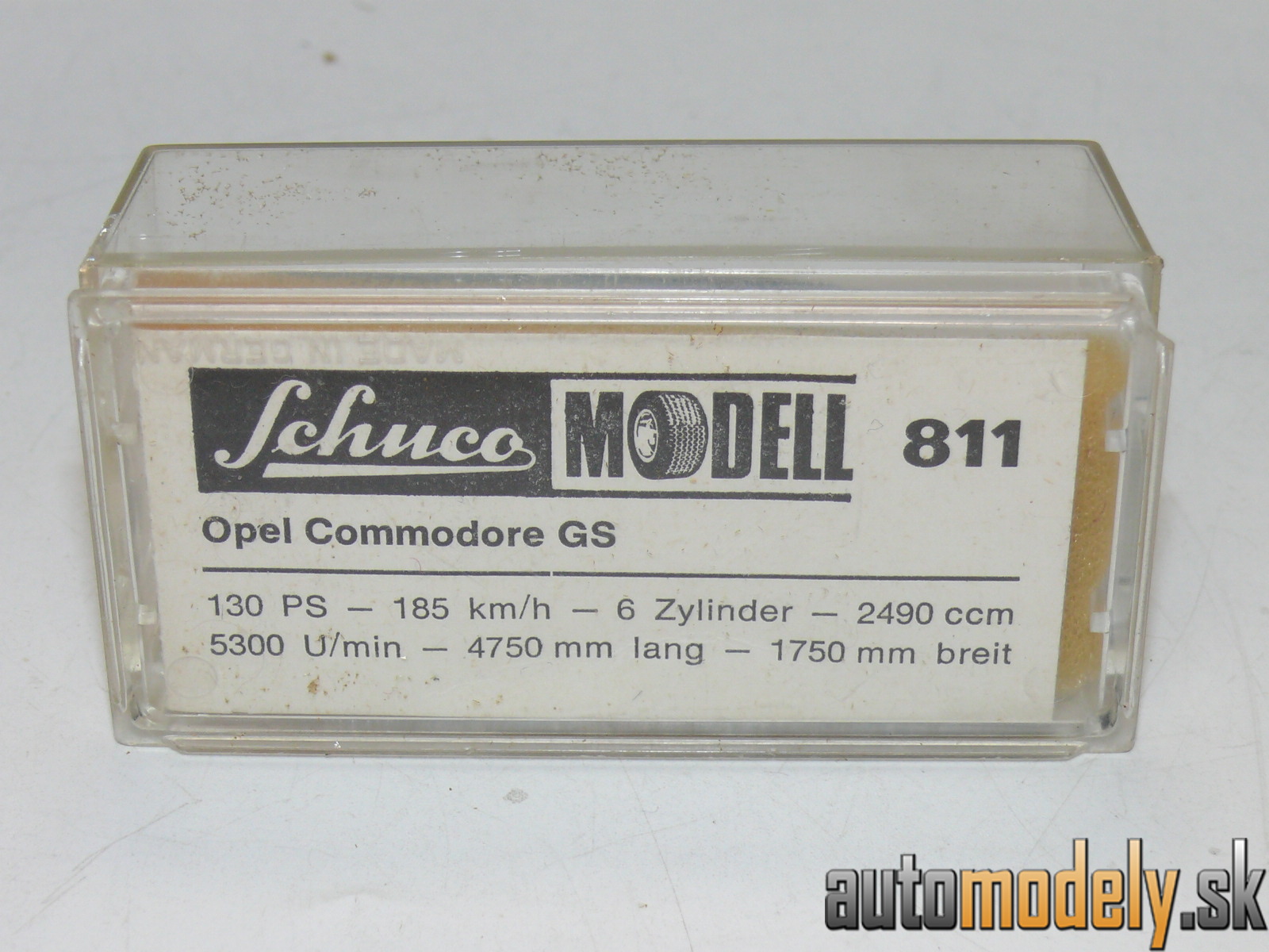 Schuco Modell 811 - Opel Commodore GS - 1:66