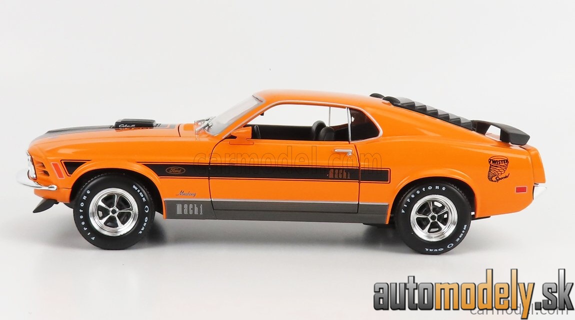 Maisto - FORD USA - MUSTANG MACH-1 COUPE 1970 - ORANGE - 1:18