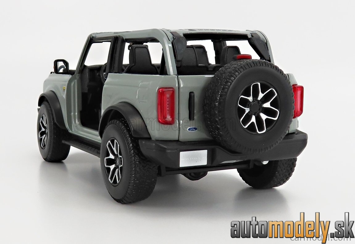 Maisto - FORD USA - BRONCO BADLANDS WITHOUT DOORS 2021 - GREY - 1:18